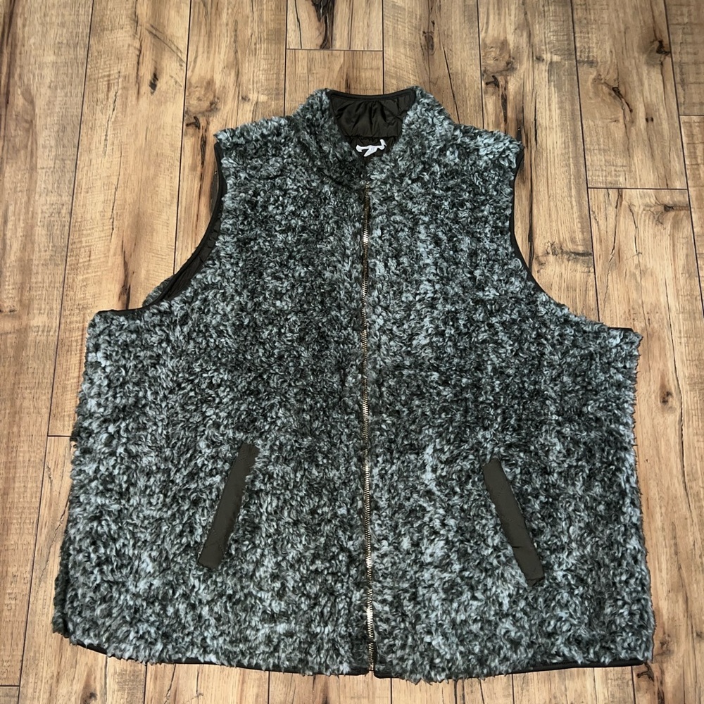 fuzzy vest